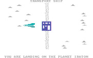 M.U.L.E. for IBM PC/Compatibles - Landing on the planet Iraton.