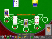 Trump Castle 3 for IBM PC/Compatibles - Playing blackjack.
