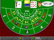 Trump Castle 3 for IBM PC/Compatibles - Playing baccarat.
