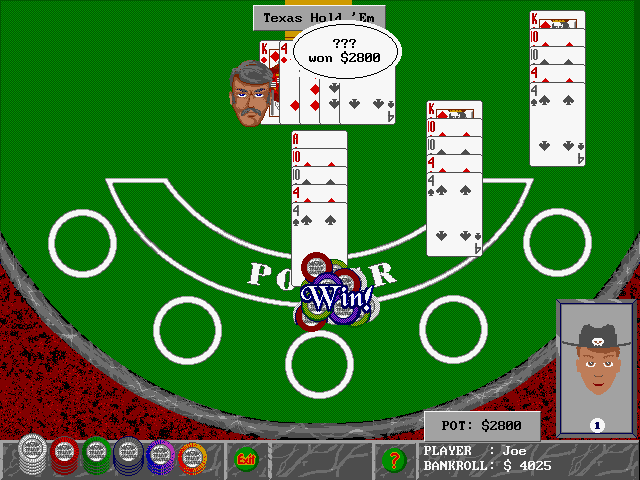 Trump Castle 3 IBM PC/Compatibles Screenshot: We have a winner!