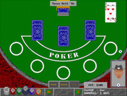 Trump Castle 3 for IBM PC/Compatibles - Beginning a game of texas hold'em.