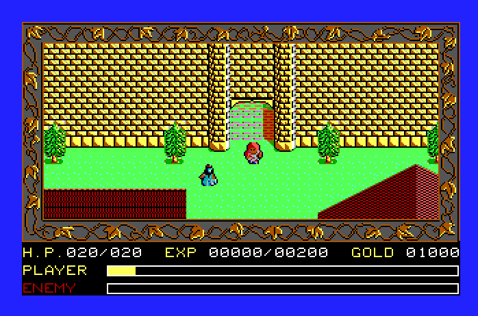 Ys: The Vanished Omens Apple IIgs Screenshot: Game start.