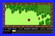 Ys: The Vanished Omens for Apple IIgs - Entering a forest...
