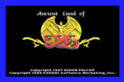 Ys: The Vanished Omens for Apple IIgs - Title screen.