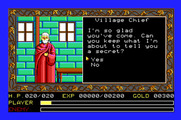 Ys: The Vanished Omens for Apple IIgs - Do you want to help the village chief?