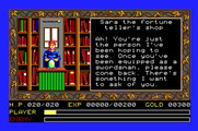 Ys: The Vanished Omens for Apple IIgs - The fortune teller reveals some information...
