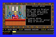 Ys: The Vanished Omens for Apple IIgs - Looks like a good place to buy some armor...