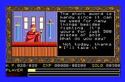 Ys: The Vanished Omens for Apple IIgs - A weapon would be useful...