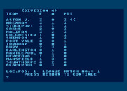 Football Manager for Atari 8-bit - Some more stats...
