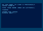 Football Manager for Atari 8-bit - Setting up a new player...