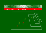 Football Manager for Amstrad CPC - Some highlights from the match are animated.