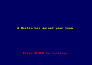 Football Manager for Amstrad CPC - A player joined by team!