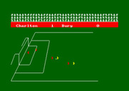 Football Manager for Amstrad CPC - Attempting to score a goal...