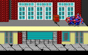 Ninja Gaiden for IBM PC/Compatibles - Trapped in a corner.