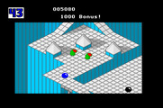 Marble Madness for Apple IIgs - Some additional obstacles are introduced...