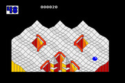 Marble Madness for Apple IIgs - Game start.