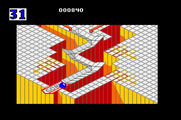 Marble Madness for Apple IIgs - Reached the goal!