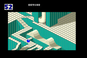Marble Madness for Apple IIgs - This mechanical wave is a shortcut...but is difficult to navigate!