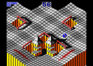 Marble Madness for Arcade - Start of the practice race.