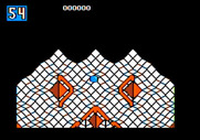 Marble Madness for Apple II - Game start.