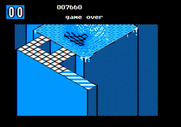 Marble Madness for Apple II - Game over.