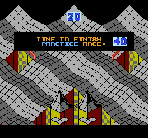 Marble Madness NES / Famicom Screenshot: Game start.