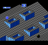 Marble Madness for NES / Famicom - Start of the second maze.