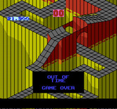 Marble Madness for NES / Famicom - Game over.