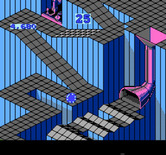 Marble Madness for NES / Famicom - Take the ramp...or the pipe and wavy path?