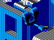 Marble Madness for Sega Master System - 2000 points awarded for making it through that tunnel!
