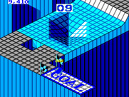 Marble Madness for Sega Master System - I reached the goal!
