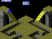 Marble Madness for Sega Master System - On to the third race.