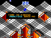 Marble Madness for Sega Master System - Game start.