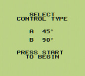 Marble Madness for Game Boy - The game offers two types of controls.