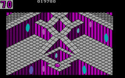 Marble Madness for IBM PC/Compatibles - On this level you need to travel uphill.