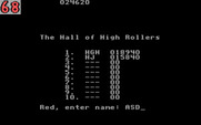 Marble Madness for IBM PC/Compatibles - The high score table.
