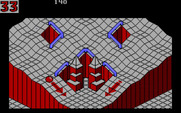 Marble Madness for IBM PC/Compatibles - Making my way down the first maze...