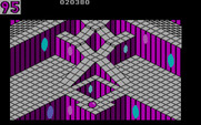 Marble Madness for IBM PC/Compatibles - In this maze you need to go uphill...