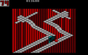 Marble Madness for IBM PC/Compatibles - Don't get sucked up by the giant vacuum...