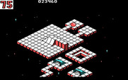 Marble Madness for IBM PC/Compatibles - This level has many drops and narrow paths to navigate.