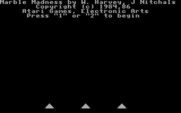 Marble Madness for IBM PC/Compatibles - Title screen.