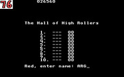 Marble Madness for IBM PC/Compatibles - The high score table.