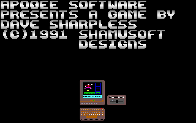 Jumpman Lives! IBM PC/Compatibles Screenshot: Apogee Software presents...