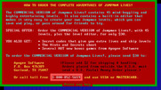 Jumpman Lives! for IBM PC/Compatibles - How to order the game.