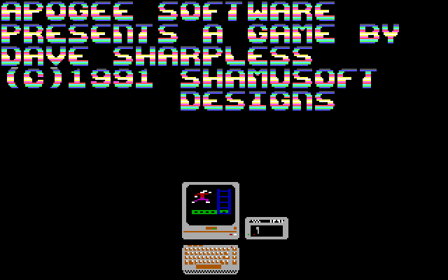Jumpman Lives! IBM PC/Compatibles Screenshot: Apogee Software presents...