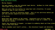 Jumpman Lives! for IBM PC/Compatibles - One of several help screens.