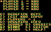 Jumpman Lives! for IBM PC/Compatibles - The main menu.
