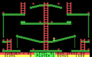Jumpman Lives! for IBM PC/Compatibles - Start of the first level...