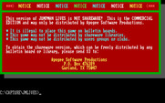 Jumpman Lives! for IBM PC/Compatibles - This version is the commercial edition...