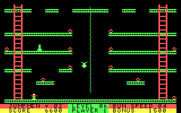 Jumpman Lives! for IBM PC/Compatibles - Don't get hit by falling bombs...